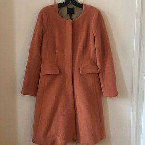 Gorgeous Salmon Pink J Crew Collection Coat (Wool/Alpaca) (Size 2)